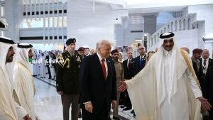 استقبال ترامب في الدوحة