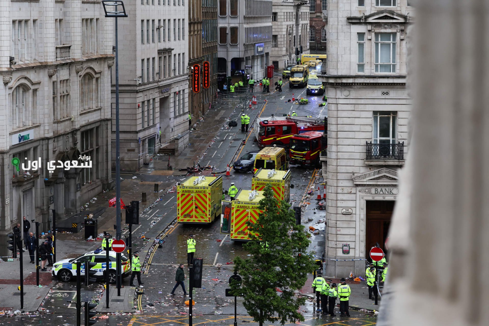 سيارة تدهس مشجعي ليفربول