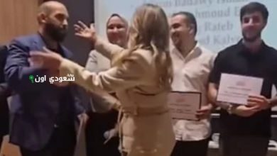 ليلى علوى تحتفل بنجاح ابنها