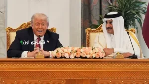ترامب وأمير قطر