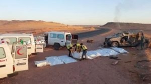 مصرع 11 مهاجراً سودانياً في حادث مأساوي بصحراء ليبيا إثر ظروف قاسية