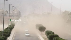رياح في منطقة نجران