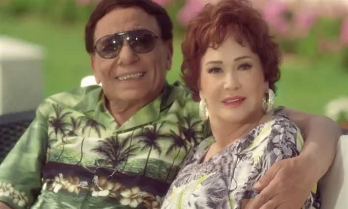 لبلبة و عادل امام