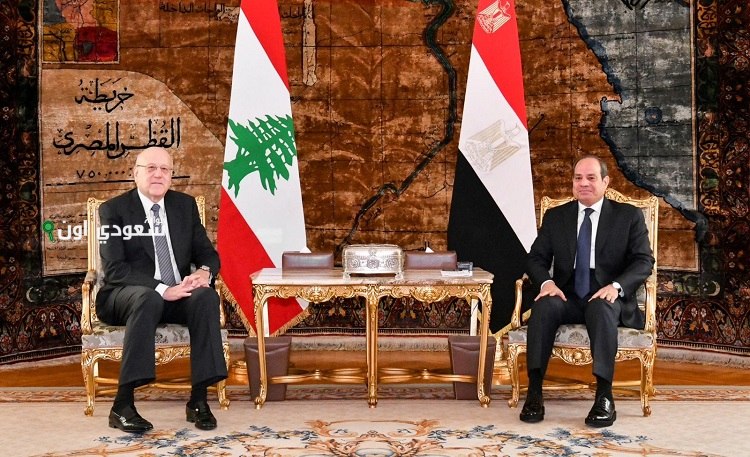 الرئيس السيسي ورئيس لبنان
