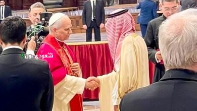 الجبير يشارك في مراسم تنصيب البابا الجديد للفاتيكان