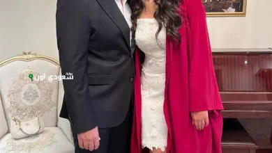 ياسر جلال يحتفل بتخرج ابنته قدرية