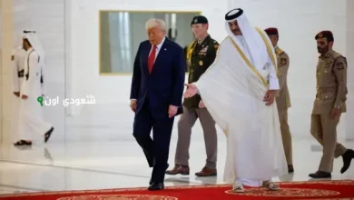 استقبال مثير لأمير قطر الرئيس ترامب