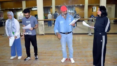 بروفات مسرحية "الملك وأنا"