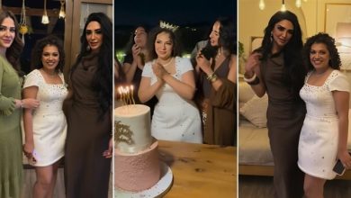 احتفلت الفنانة رحمة أحمد بعيد ميلادها