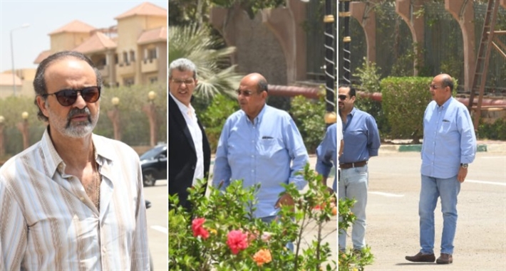جنازة زوجة محمد مصطفى