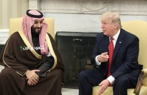 ترامب يؤكد قوة علاقته مع الملك سلمان وولي العهد السعودي