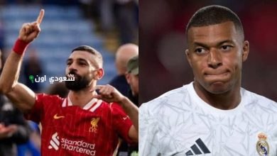 مبابي يقترب من الفوز على صلاح