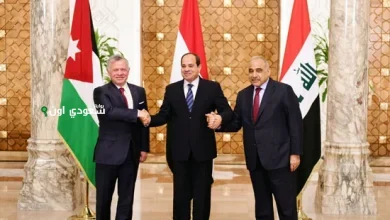 مصر تعبر عن تقديرها للتعاون مع الأردن والعراق