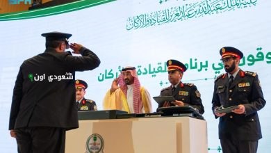 وزير الحرس الوطني يشرف على تخريج الدفعة السادسة
