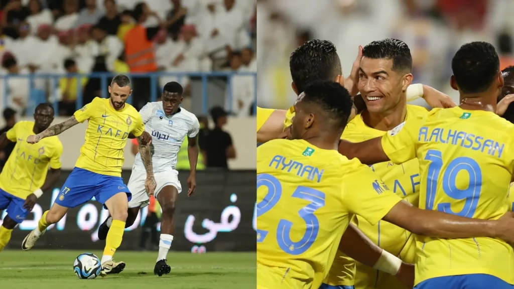 النصر يفوز على الأخدود