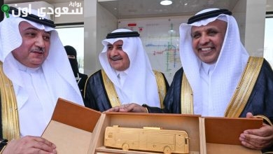 أمين جدة يدشن المرحله الجديده من مشروع النقل العام بالحافلات