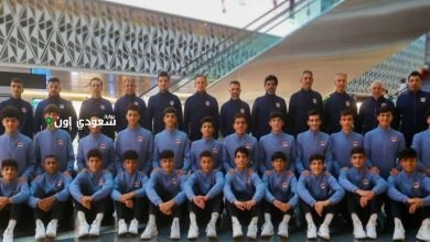 وصول وفد منتخب الناشئين السعودي