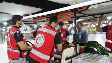 الهلال الأحمر بالمدينة يتدخل لإنقاذ حاج إندونيسي