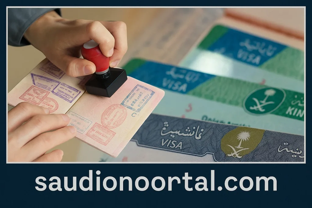خطوات الاستعلام عن تأشيرات