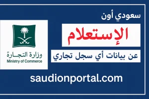 طريقة للاستعلام عن بيانات السجل التجاري