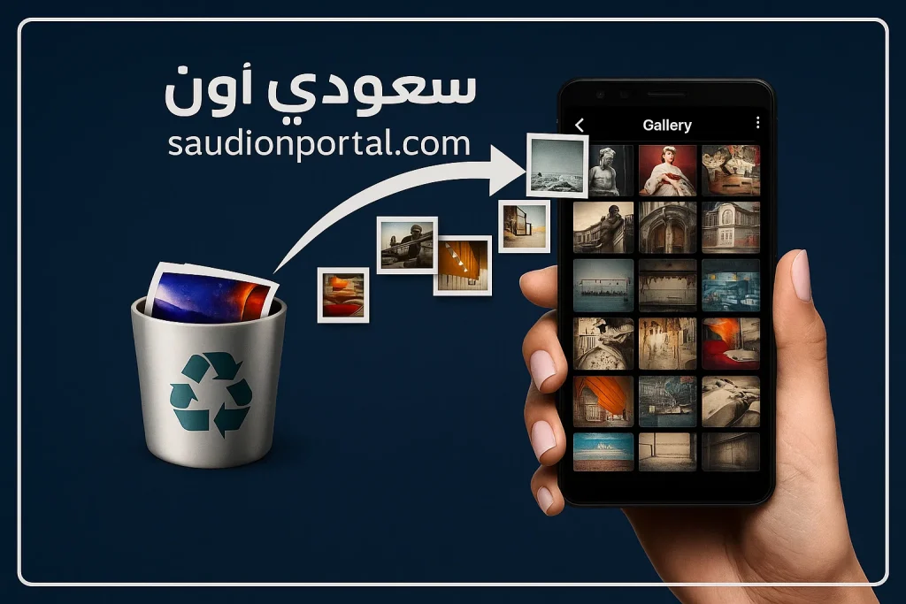 طريقة استرجاع الملفات المحذوفة