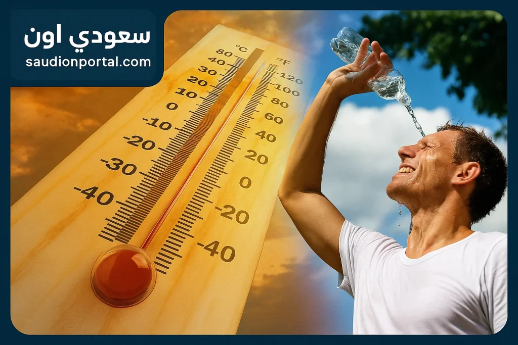 ارتفاع في درجات الحرارة