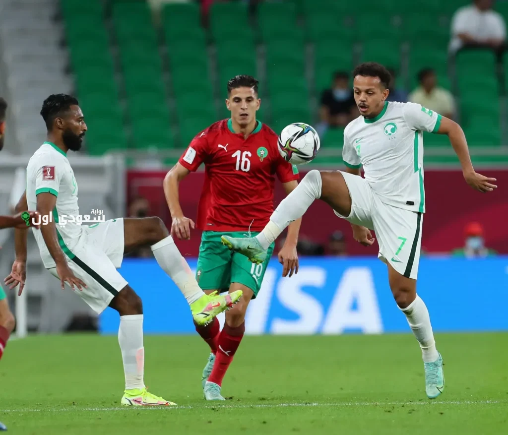 السعودية تواجه المغرب