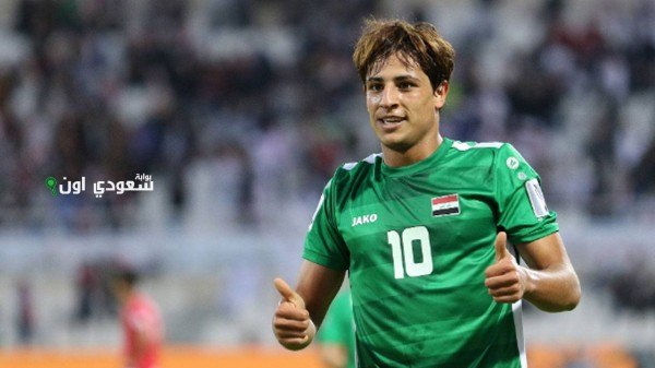 المهاجم العراقي مهند علي
