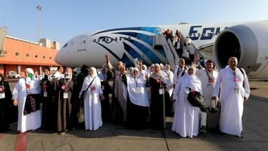مطار حالة عمار يستقبل الحجاج