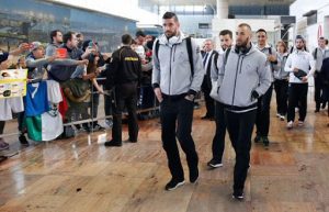 بعثة ريال مدريد وصلت برشلونة