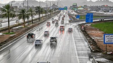 أمطار غزيرة في عدة مناطق سعودية وسجّل العرضيات أعلى الكميات