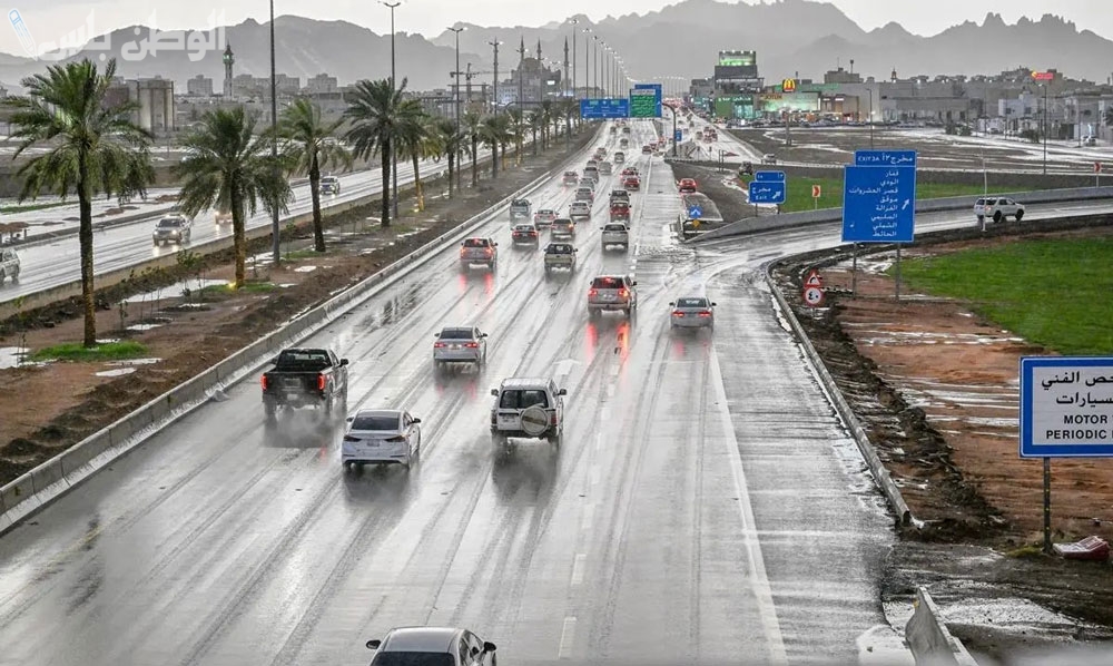 أمطار غزيرة في عدة
