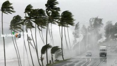 أمطار ورياح قوية تضرب نجران حتى الساعة السابعة مساءً