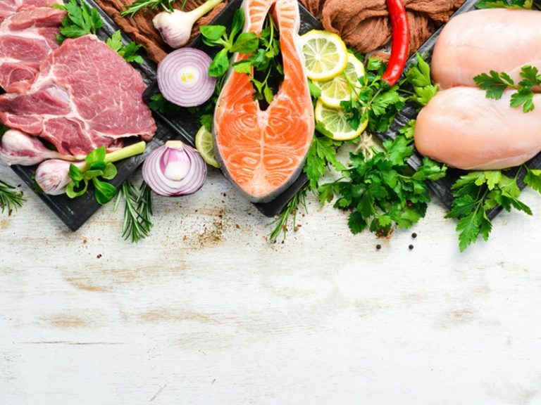 اللحمه والفراخ والسمك