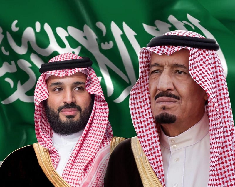 الملك سلمان وولي العهد
