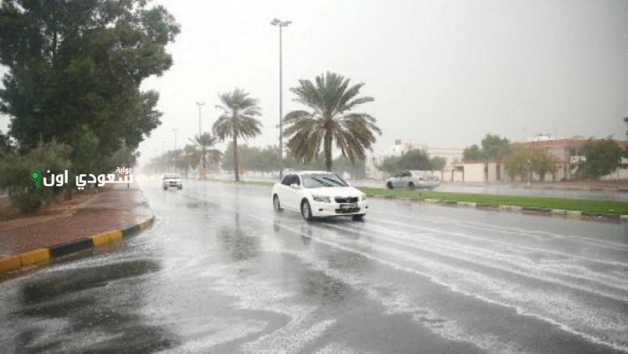 أمطار رعدية في عسير