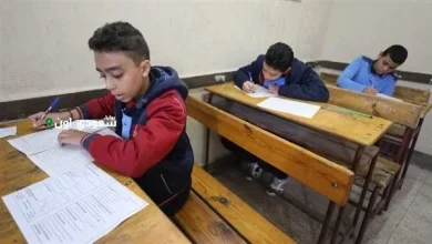 جدول امتحانات الصف السادس الابتدائي
