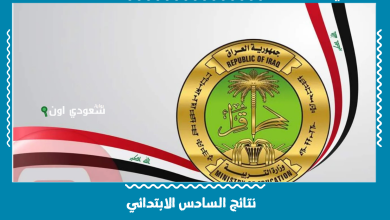 نتائج السادس الابتدائي