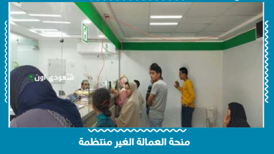 منحة العمالة الغير منتظمة