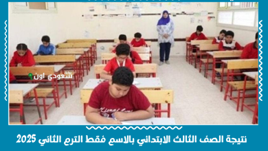نتيجة الصف الثالث الابتدائي بالاسم فقط الترم الثاني 2025
