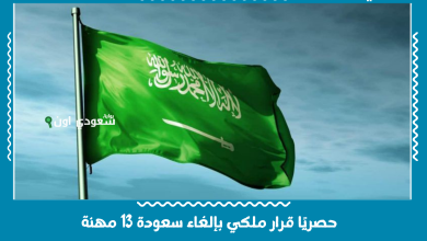 حصريًا قرار ملكي بإلغاء سعودة 13 مهنة