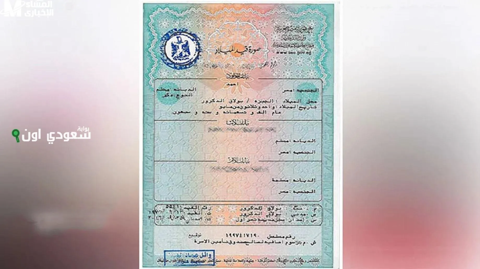 شهادة الميلاد الإلكترونية للأسر الحاضنة.. خدمة فورية تنهي الملفات الورقية