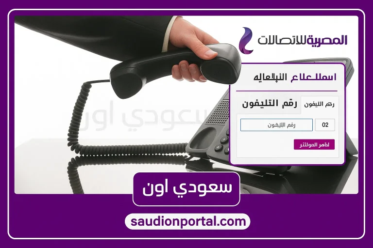 فاتورة التليفون الأرضي