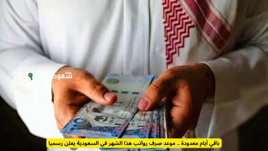 موعد نزول رواتب يونيو للقطاع العام والخاص
