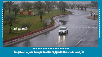 الأرصاد تعلن حالة الطوارئ عاصفة تاريخية تضرب السعودية