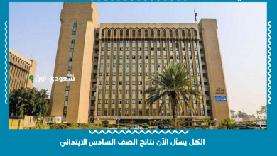 الكل يسأل الآن نتائج الصف السادس الابتدائي