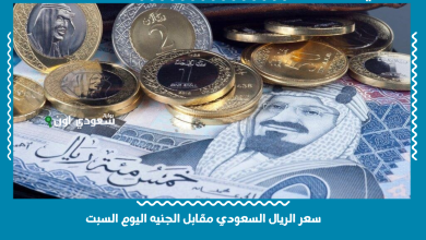 سعر الريال السعودي مقابل الجنيه اليوم السبت