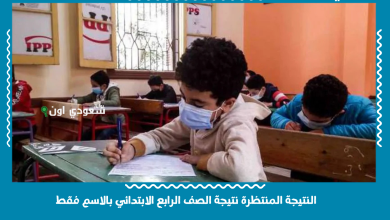 النتيجة المنتظرة نتيجة الصف الرابع الابتدائي بالاسم فقط