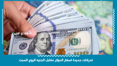 تحركات جديدة اسعار الدولار مقابل الجنيه اليوم السبت