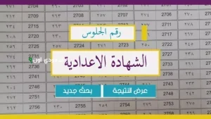 نتائج الشهادة الإعدادية